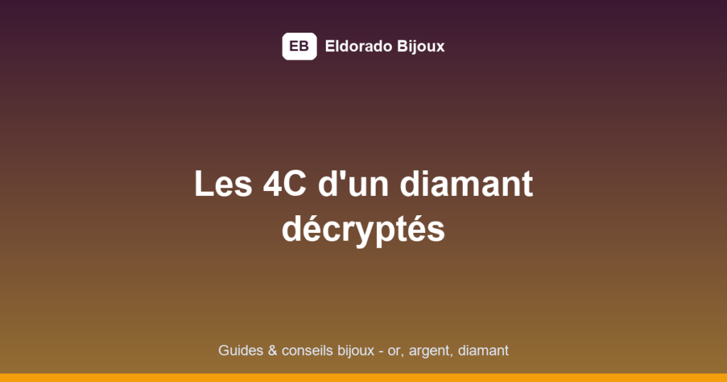 4C du diamant featured image