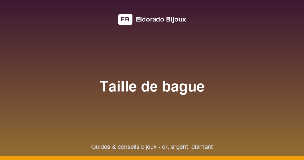 taille de bague featured image